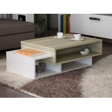Coffee table TAB 32x105 cm beige/white