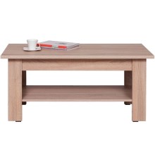 Coffee table THEMO 50x110 cm brown