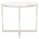 Coffee table VERTIGO 50x60 cm chrome/white
