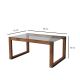 Coffee table VIA 40x85 cm pine