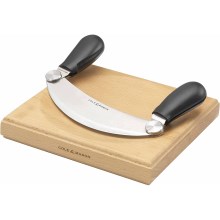 Cole&Mason - Kitchen cutting board and cradle knife 21,5x51,5 cm beech