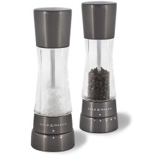 Cole&Mason - Set of salt and pepper grinders DERWENT 2 pcs 19 cm anthracite