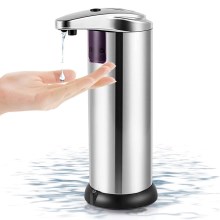 Contactless soap dispenser with a sensor 4xAAA stainless steel