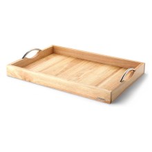 Continenta C3011 - Tray with metal handles 53x36 cm fig tree