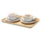 Continenta C3286 - Serving tray 22x13 cm rubber fig