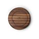 Continenta C4233 - Wooden bowl 20x4,3 cm walnut wood