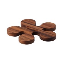 Continenta C4881 - Wooden mat for a pot 16x1,2 cm acacia