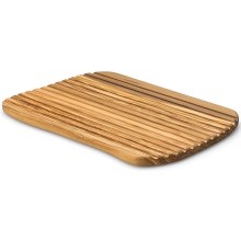 Continenta C4990 - Kitchen cutting board for bread 37x25 cm olive wood