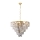 Crystal chandelier on a chain CHELSEA 6xE14/40W/230V