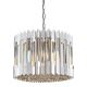 Crystal chandelier on a chain RITZ 7xE14/40W/230V chrome