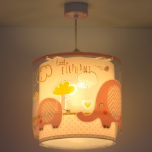 Dalber 61332S - Children's chandelier LITTLE ELEPHANT 1xE27/60W/230V