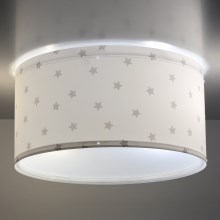 Dalber 82216B - Children's ceiling light STAR LIGHT 2xE27/60W/230V white