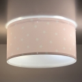 Dalber 82216S - Children's ceiling light STAR LIGHT 2xE27/60W/230V pink