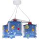 Dalber D-41344 - Children chandelier PLANETS 3xE27/60W/230V