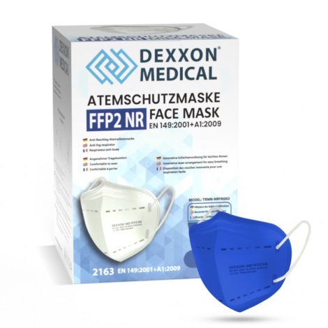 DEXXON MEDICAL Respirator FFP2 NR Deep blue 1pc