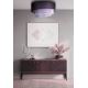 Duolla - Ceiling light TRIO 1xE27/15W/230V d. 45 cm black/pink/silver