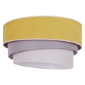 Duolla - Ceiling light TRIO 1xE27/15W/230V d. 45 cm yellow/grey/white