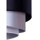 Duolla - Ceiling light TRIO 3xE27/15W/230V d. 60 cm black/silver