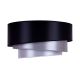 Duolla - Ceiling light TRIO 3xE27/15W/230V d. 60 cm black/silver