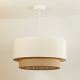 Duolla - Chandelier on a string BOHO 1xE27/40W/230V creamy/brown