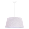 Duolla - Chandelier on a string BOUCLE 1xE27/15W/230V d. 50 cm white