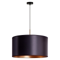 Duolla - Chandelier on a string CANNES 1xE27/15W/230V d. 45 cm black/copper