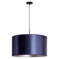 Duolla - Chandelier on a string CANNES 1xE27/15W/230V d. 45 cm blue/silver