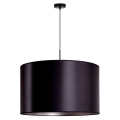 Duolla - Chandelier on a string CANNES 1xE27/15W/230V d. 50 cm black/silver