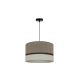 Duolla - Chandelier on a string DOUBLE 1xE27/15W/230V brown/grey