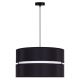 Duolla - Chandelier on a string DUO 1xE27/15W/230V black/white