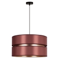 Duolla - Chandelier on a string DUO 1xE27/15W/230V burgundy/gold