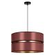 Duolla - Chandelier on a string DUO 1xE27/15W/230V burgundy/gold