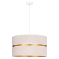 Duolla - Chandelier on a string DUO 1xE27/15W/230V creamy/gold