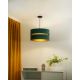 Duolla - Chandelier on a string DUO 1xE27/15W/230V green/golden