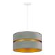 Duolla - Chandelier on a string DUO 1xE27/15W/230V light green/gold