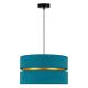 Duolla - Chandelier on a string DUO 1xE27/15W/230V turquoise/golden