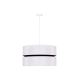 Duolla - Chandelier on a string DUO 1xE27/15W/230V white/black