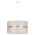 Duolla - Chandelier on a string DUO 1xE27/15W/230V white/gold