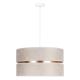 Duolla - Chandelier on a string DUO 1xE27/15W/230V white/gold