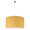 Duolla - Chandelier on a string KENT 1xE27/40W/230V yellow