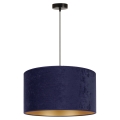 Duolla - Chandelier on a string ROLLER 1xE27/15W/230V blue/gold
