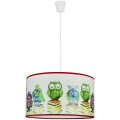 Duolla - Children's chandelier on a string OWL 1xE27/15W/230V