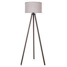 Duolla - Floor lamp 1xE27/60W/230V beige/brown