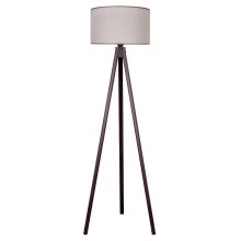 Duolla - Floor lamp 1xE27/60W/230V beige/wenge