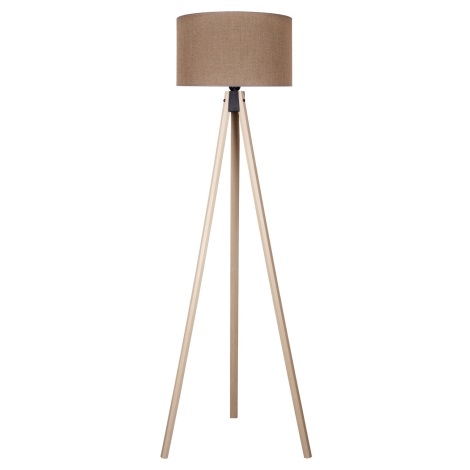 Duolla - Floor lamp 1xE27/60W/230V brown/beige