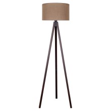 Duolla - Floor lamp 1xE27/60W/230V brown/wenge