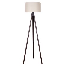 Duolla - Floor lamp 1xE27/60W/230V creamy/wenge