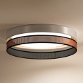 Duolla - LED Ceiling light ROLLER DUO SHINY LED/24W/230V white/copper