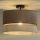 Duolla - Surface-mounted chandelier DOUBLE 1xE27/15W/230V brown/grey