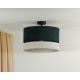 Duolla - Surface-mounted chandelier DOUBLE 1xE27/15W/230V green/grey